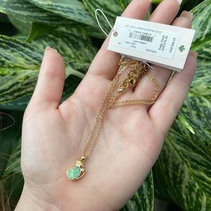 Kate Spade animal party monkey mini pendant